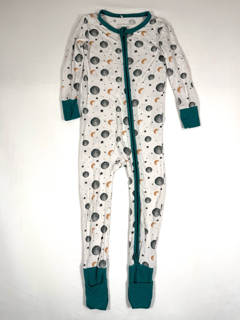 POSH PEANUT Unisex Convertible One Piece 18-24M Moon Stars Celestial Bamboo